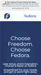Mobile Screenshot of getfedora.org